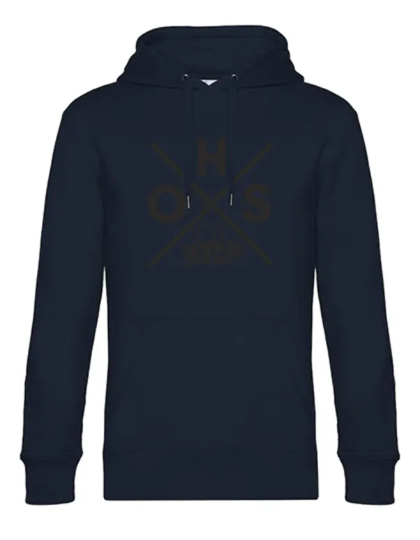 Hoodie Otto-Hahn-Schule Kreuz (Druck schwarz)
